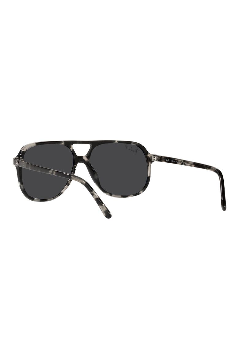 60mm Square Polarized Sunglasses, Alternate, color, GREY HAVANA/ POLAR BLACK
