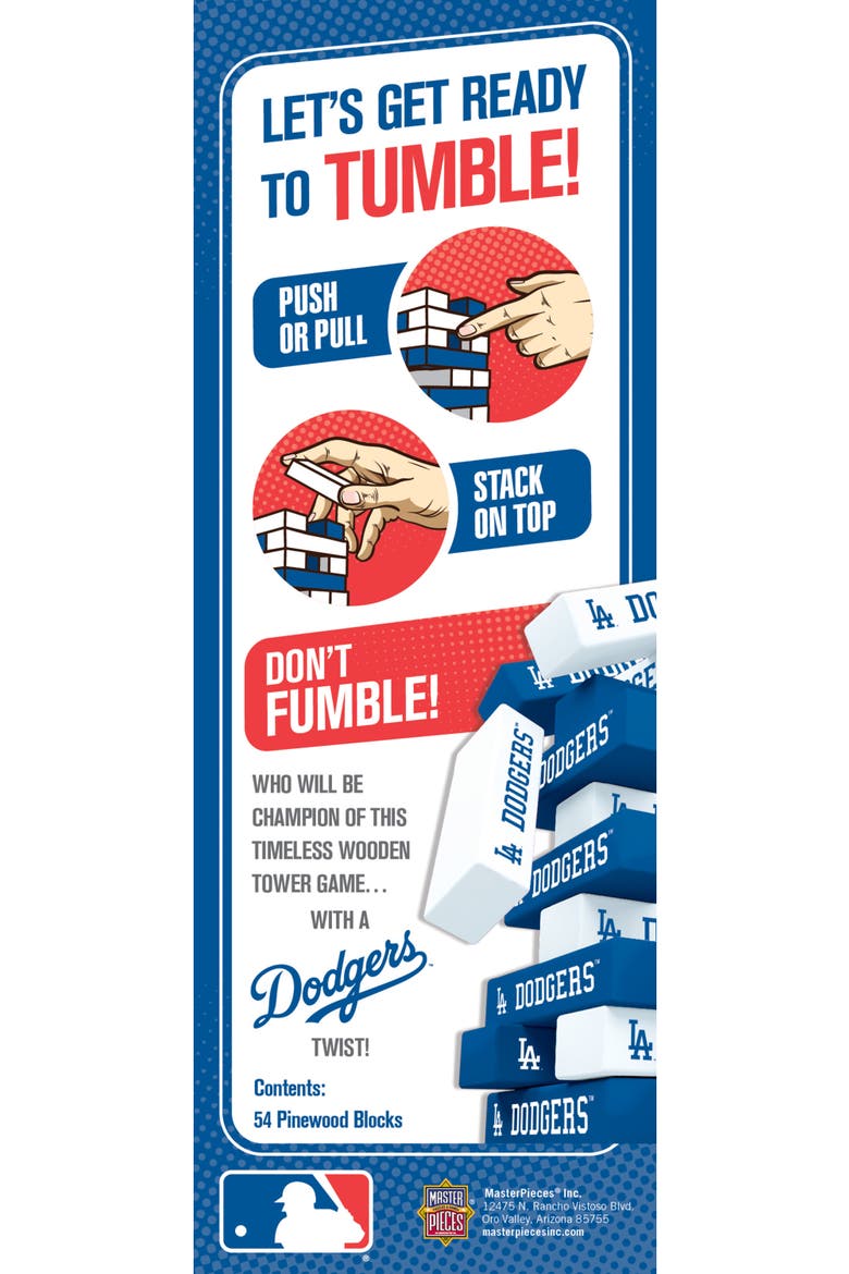 Los Angeles Dodgers Tumble Tower, Alternate, color, Multicolor