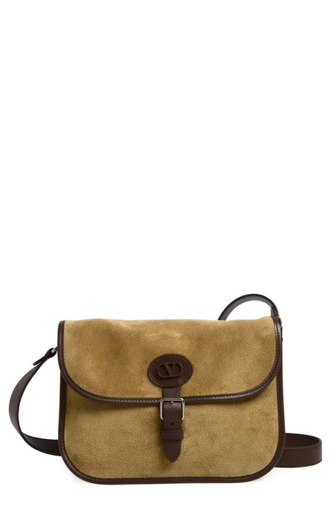 Antibes Suede Crossbody Bag