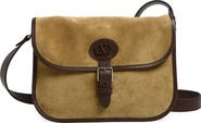 Valentino Antibes Suede Crossbody Bag