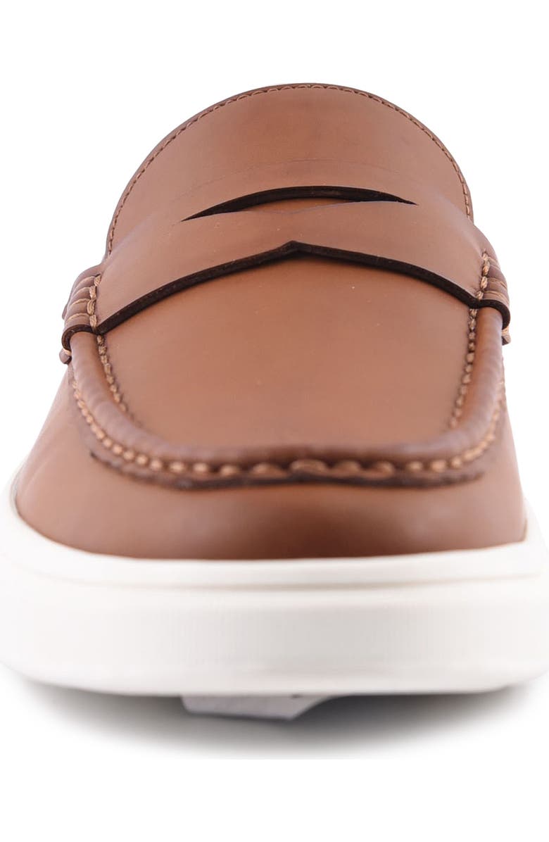 ALDO Zayne Penny Loafer, Alternate, color, Tan Synthetic Smooth