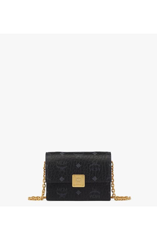 Mcm Aren Chain Wallet In Black