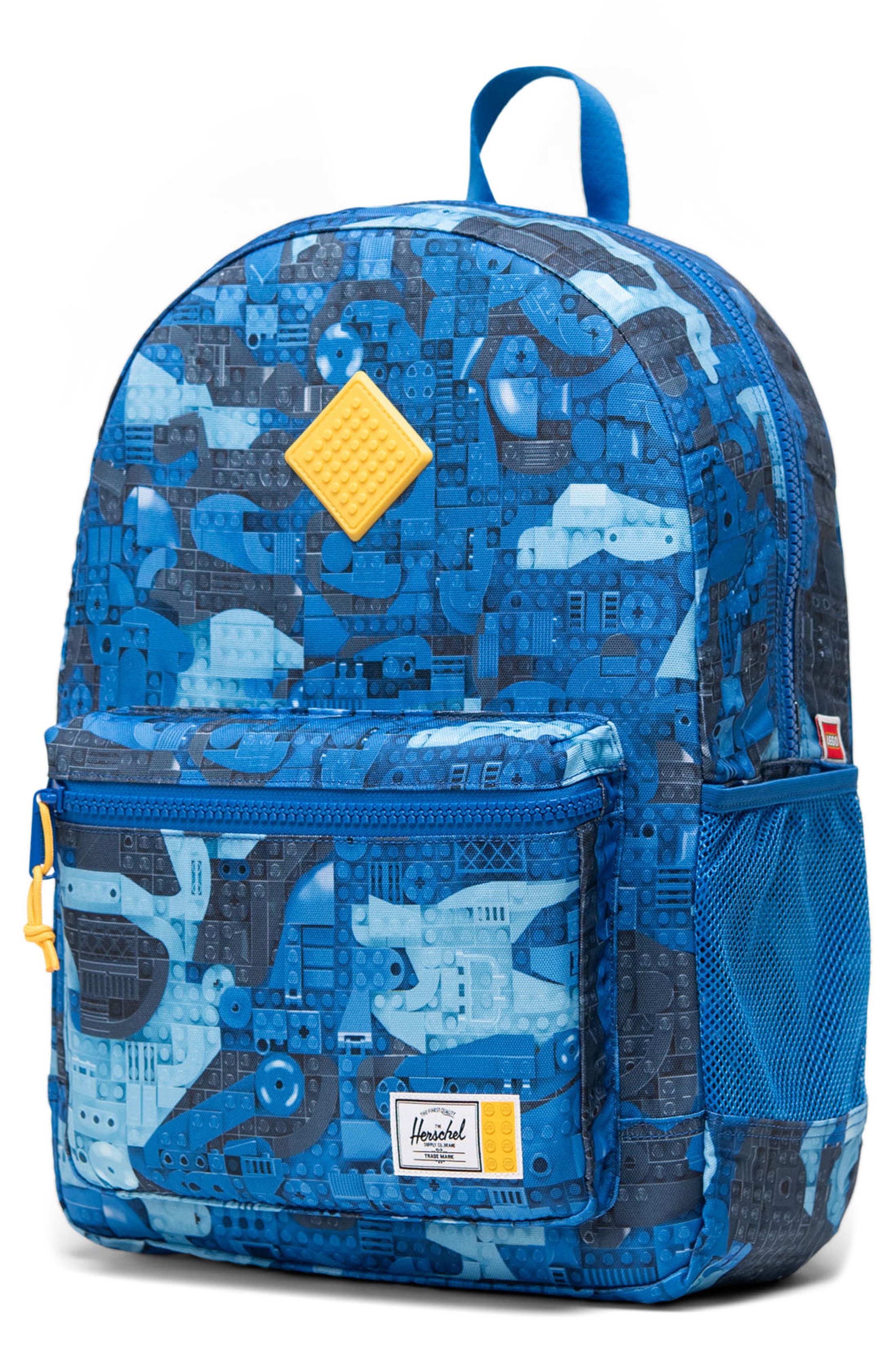 Herschel Supply Co. LEGO<sup>®</sup> Heritage Youth Backpack, Alternate, color, Abstract Bricks Blue