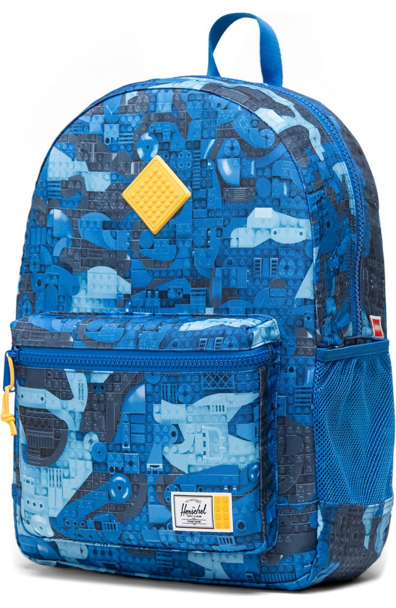 Herschel Supply Co. LEGO<sup>®</sup> Heritage Youth Backpack, Alternate, color, Abstract Bricks Blue