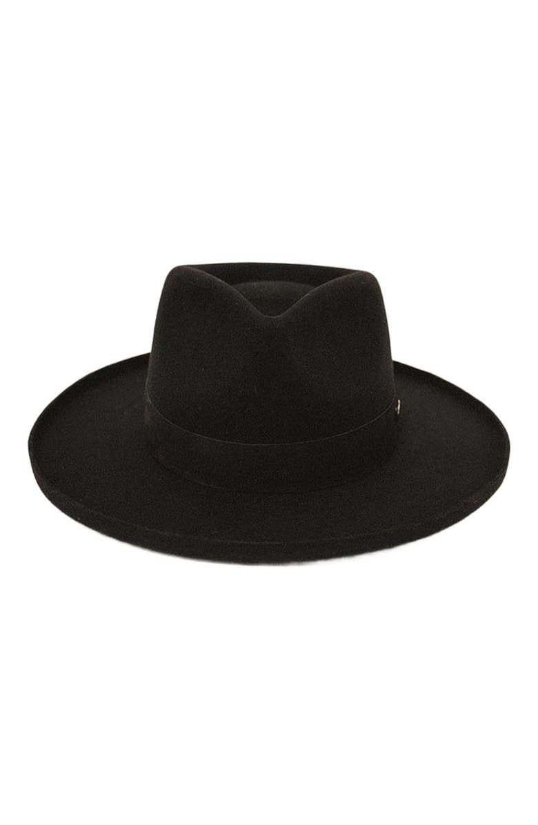 Two Roads Hat Co. Echo Park Fedora Hat, Alternate, color, Black