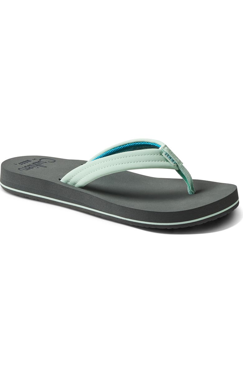 Reef Cushion Breeze Flip Flop, Main, color, Grey/ Mint