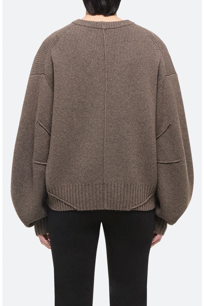 Apex Wool & Cashmere Crewneck Sweater, Alternate, color, TAUPE MELANGE - T3E
