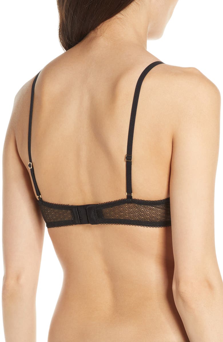 Jason Wu Collection Classic Lace Plunge Underwire Bra, Alternate, color,