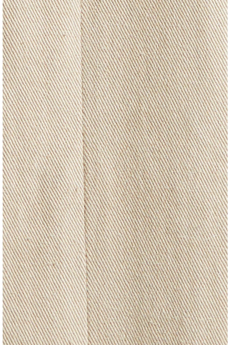 Burro Paillette Trim Cotton Top, Alternate, color, KHAKI