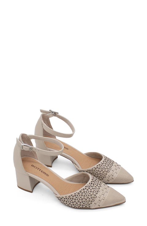 Botjanet XXIII Ankle Strap Pointed Toe Pump (Women)