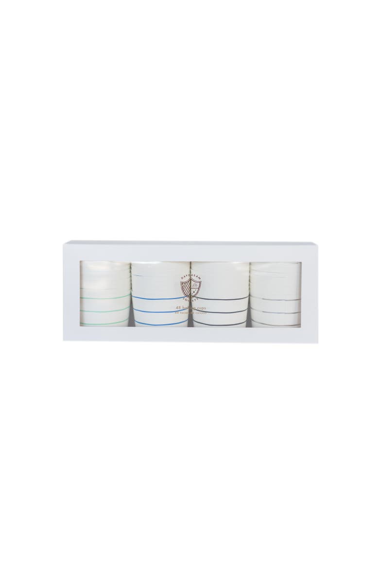 Daydream Society Frenchie Stripes Baking Cups, Main, color, Cool Palette