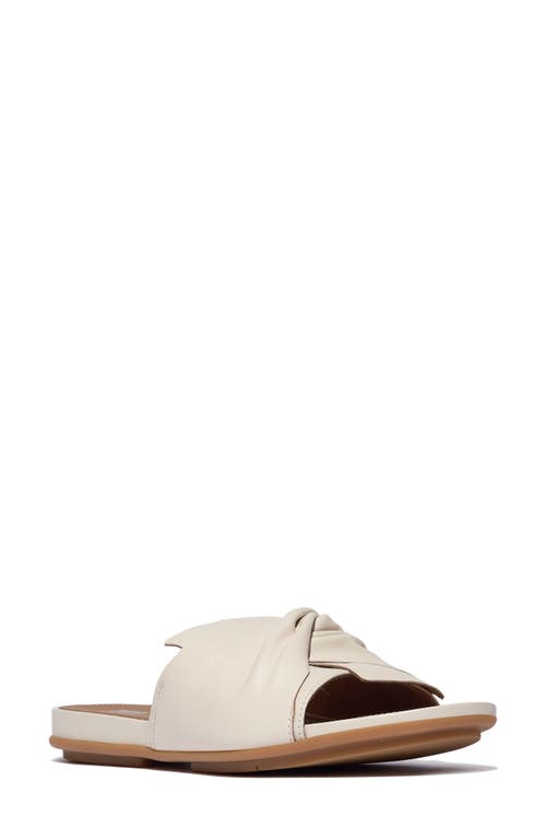 Fitflop Gracie Soft Twist Slide Sandal In Paris Beige