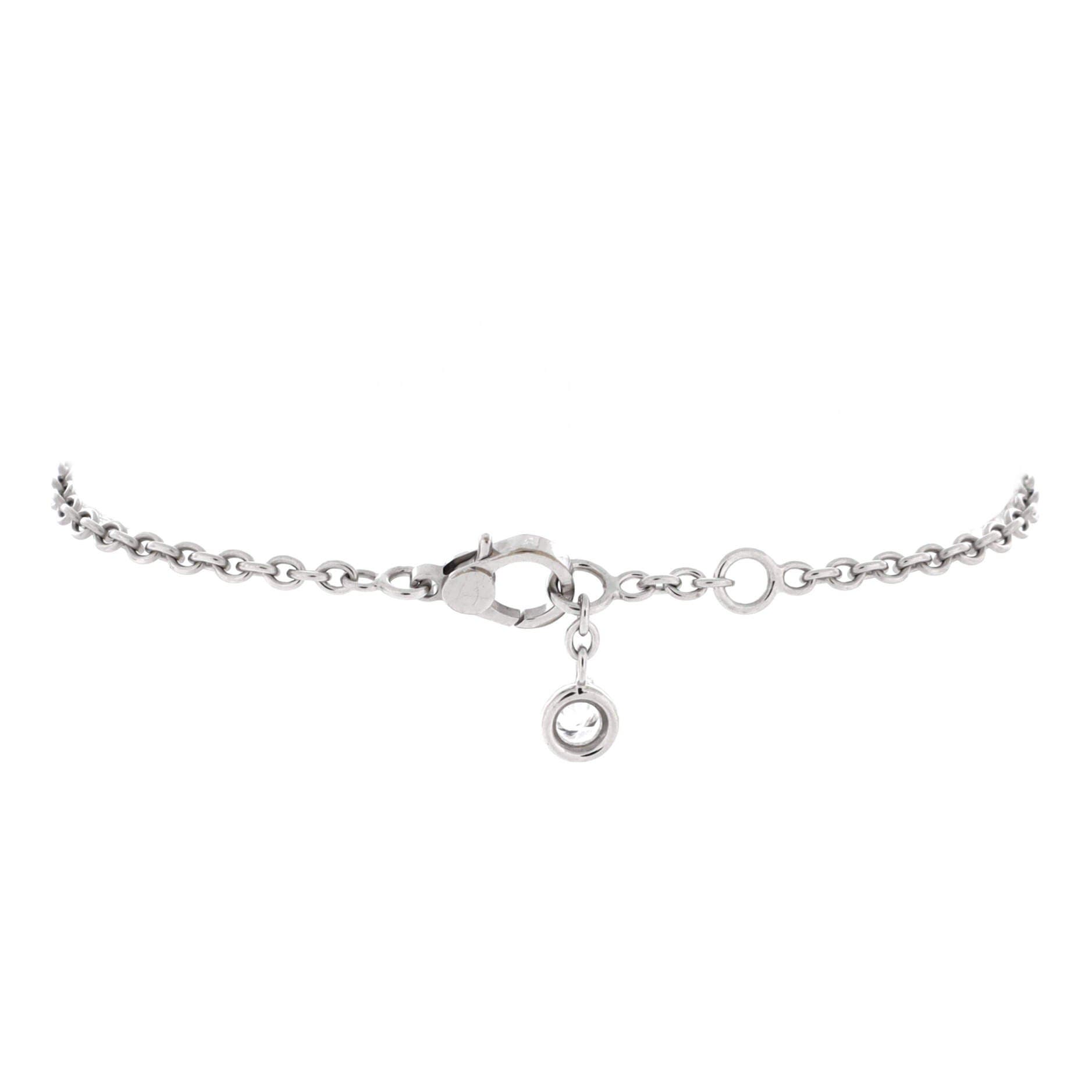 Finesse Bracelet 18K White Gold and Diamonds, Alternate, color, White Gold