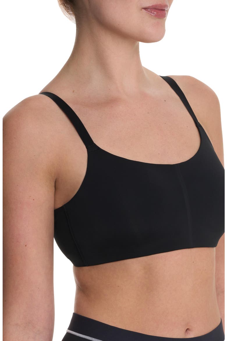 Elevate Convertible Wireless Sports Bra, Alternate, color, Black