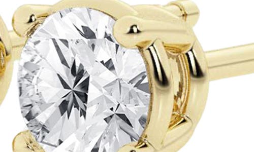 Badgley Mischka Collection Round Cut Lab Created Diamond Stud Earrings In 3 Ctw Yellow Gold