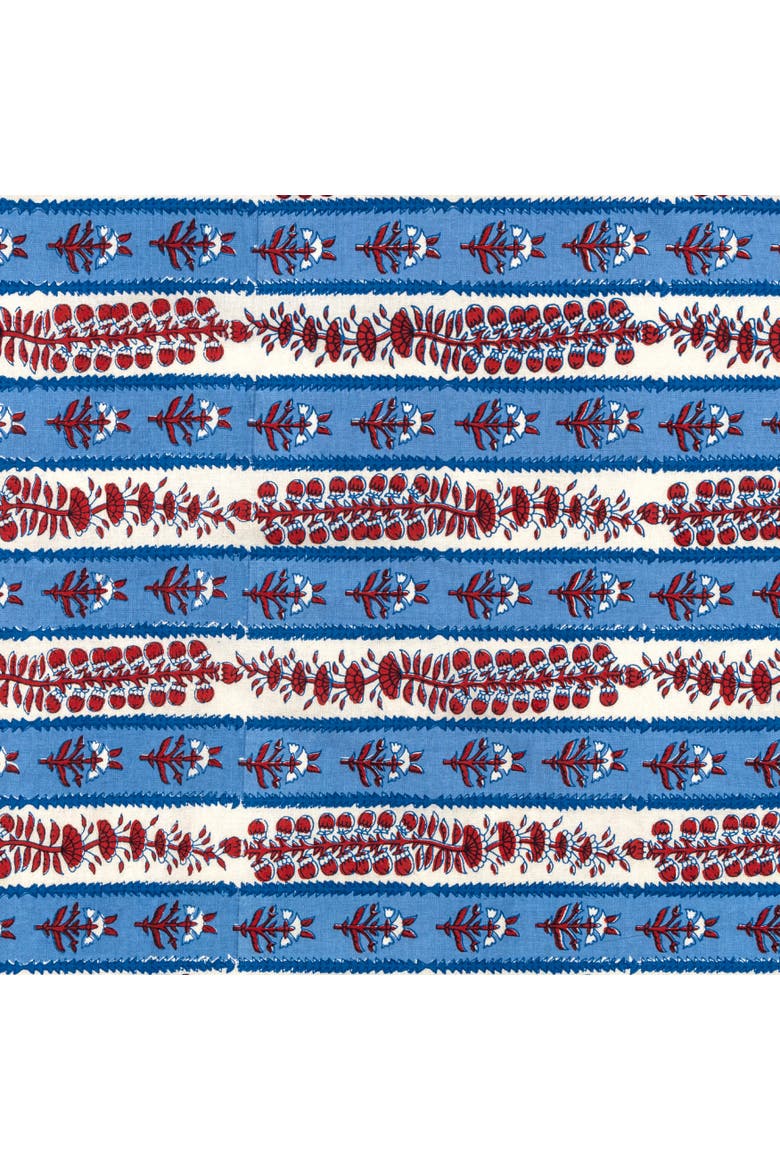 Provence Avignon Tablecloth, Alternate, color, Red/Blue 90" x 90"