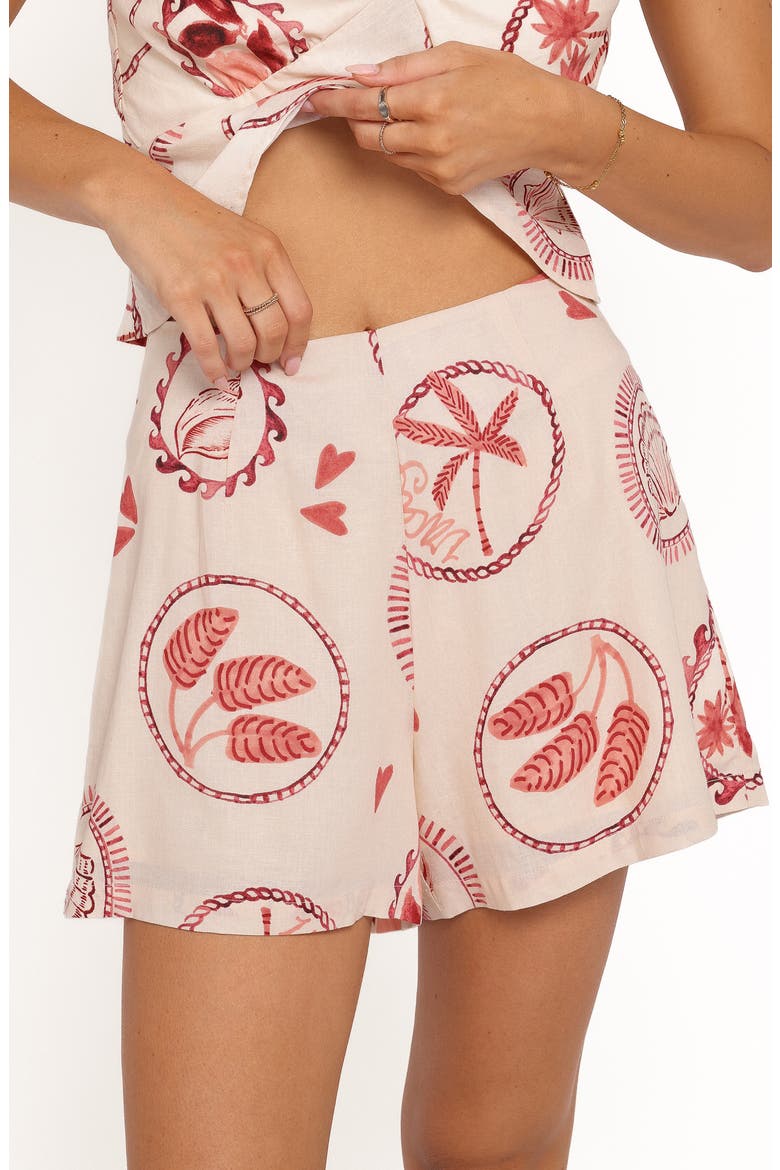 Donna High Waist Shorts, Alternate, color, VACAY