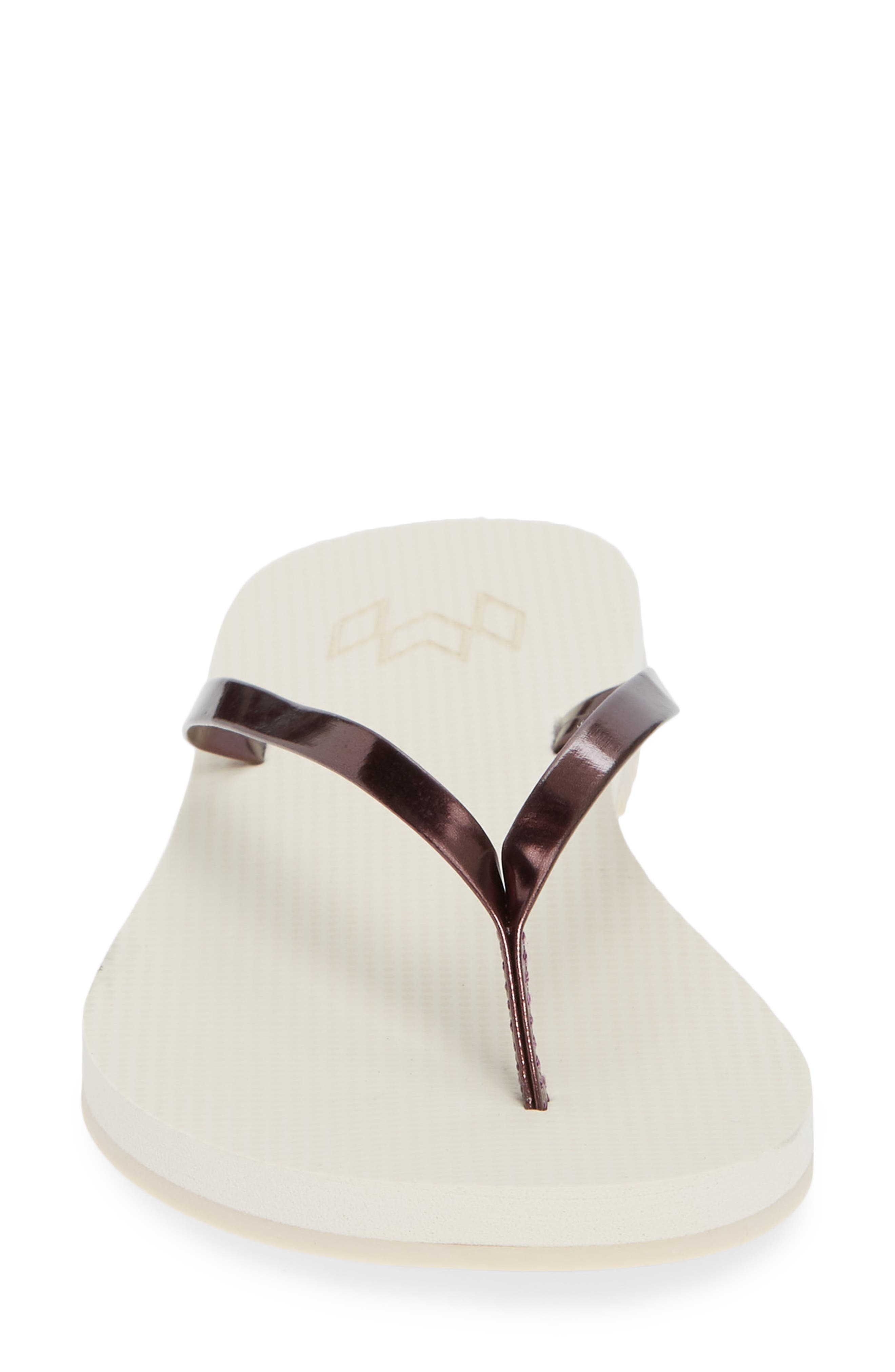 Lux Thong Sandal, Alternate, color, IRISH COFFEE