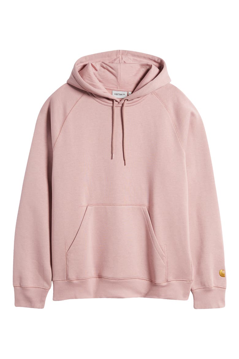 Chase Fleece Hoodie, Alternate, color, GLASSY PINK / GOLD