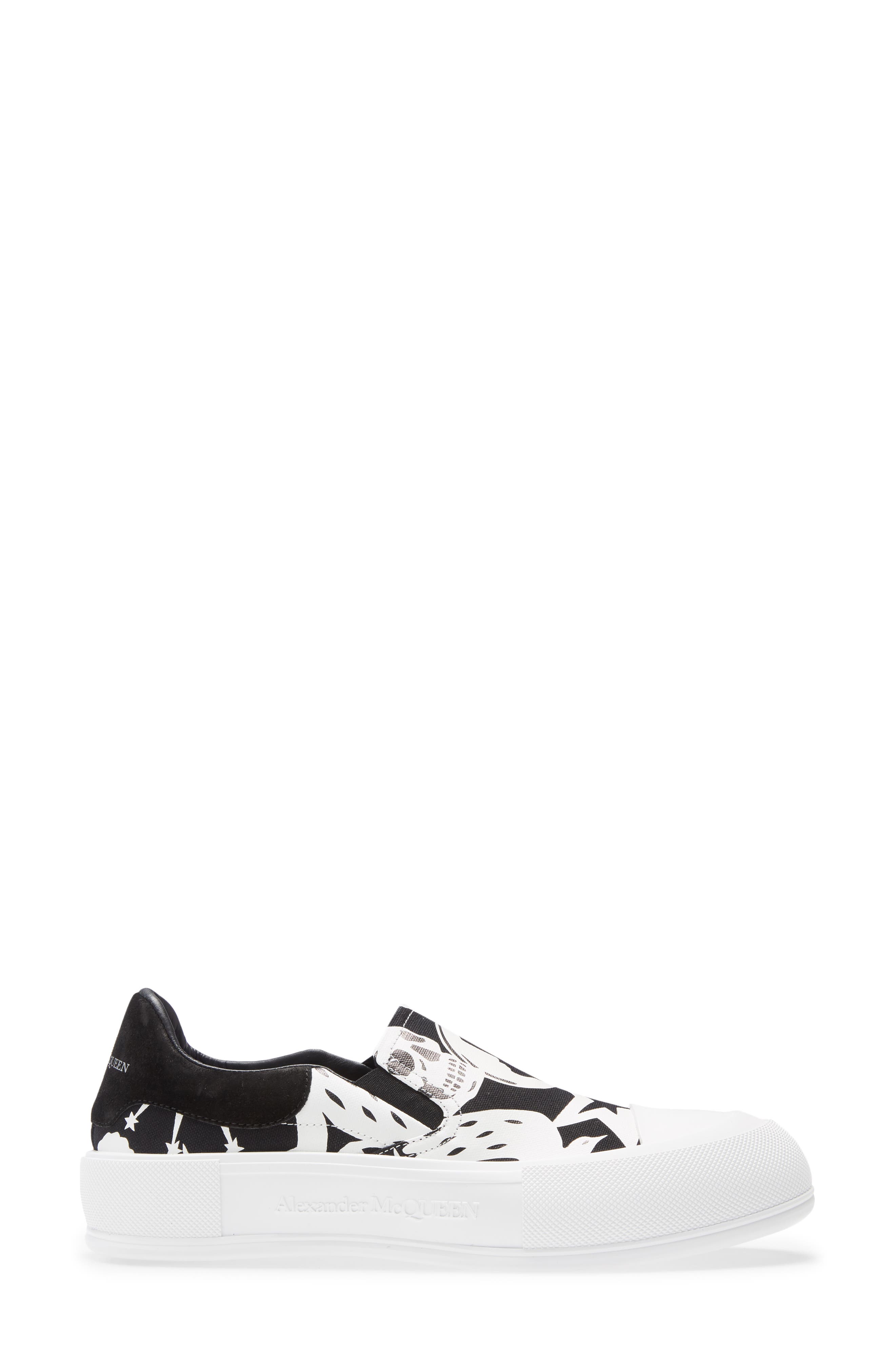 McQueen Alexander McQueen Plimsol Slip-On Sneaker, Alternate, color, 