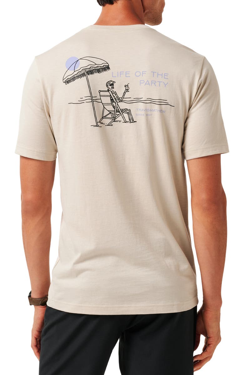 TravisMathew Vacation Graphic T-Shirt, Alternate, color, Italian Sand