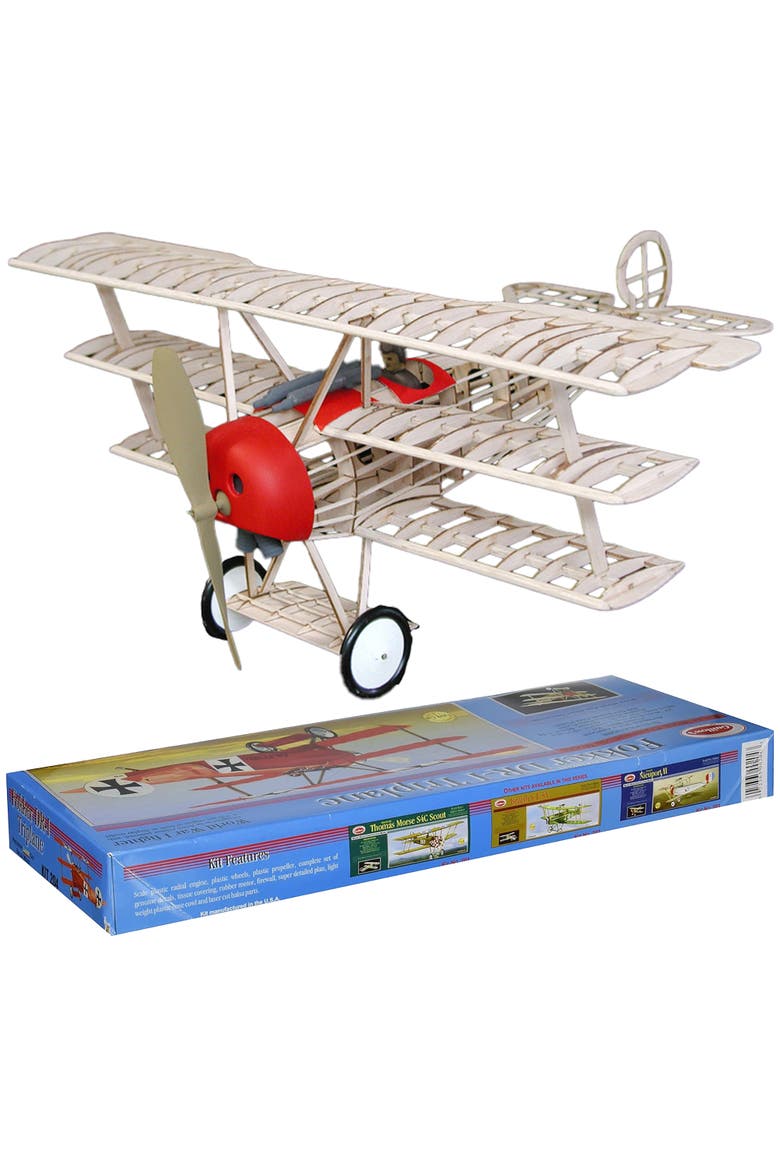 Fokker DR1 Triplane Laser Cut Model Kit, Alternate, color, Multicolored
