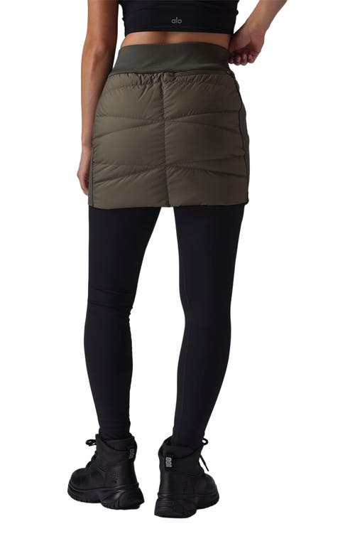 Backcountry Stansbury Allied Down Skirt In Brown