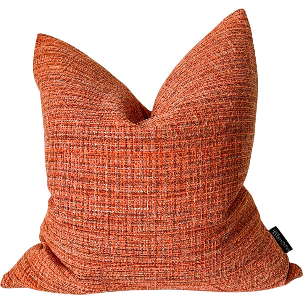 MODISH DECOR PILLOWS Tweed Pillow Cover in Orange Tones  product