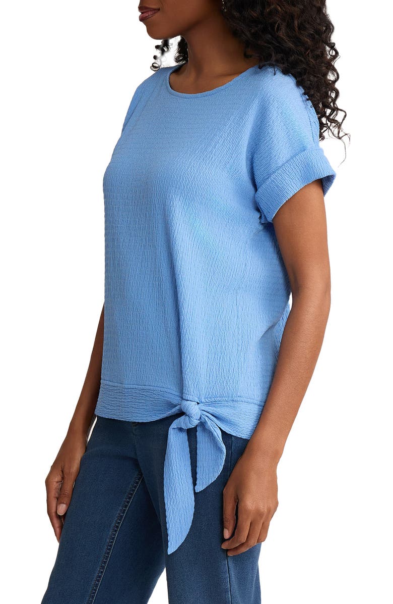 Jones New York Texture Dolman Top, Alternate, color, Blue Horizon