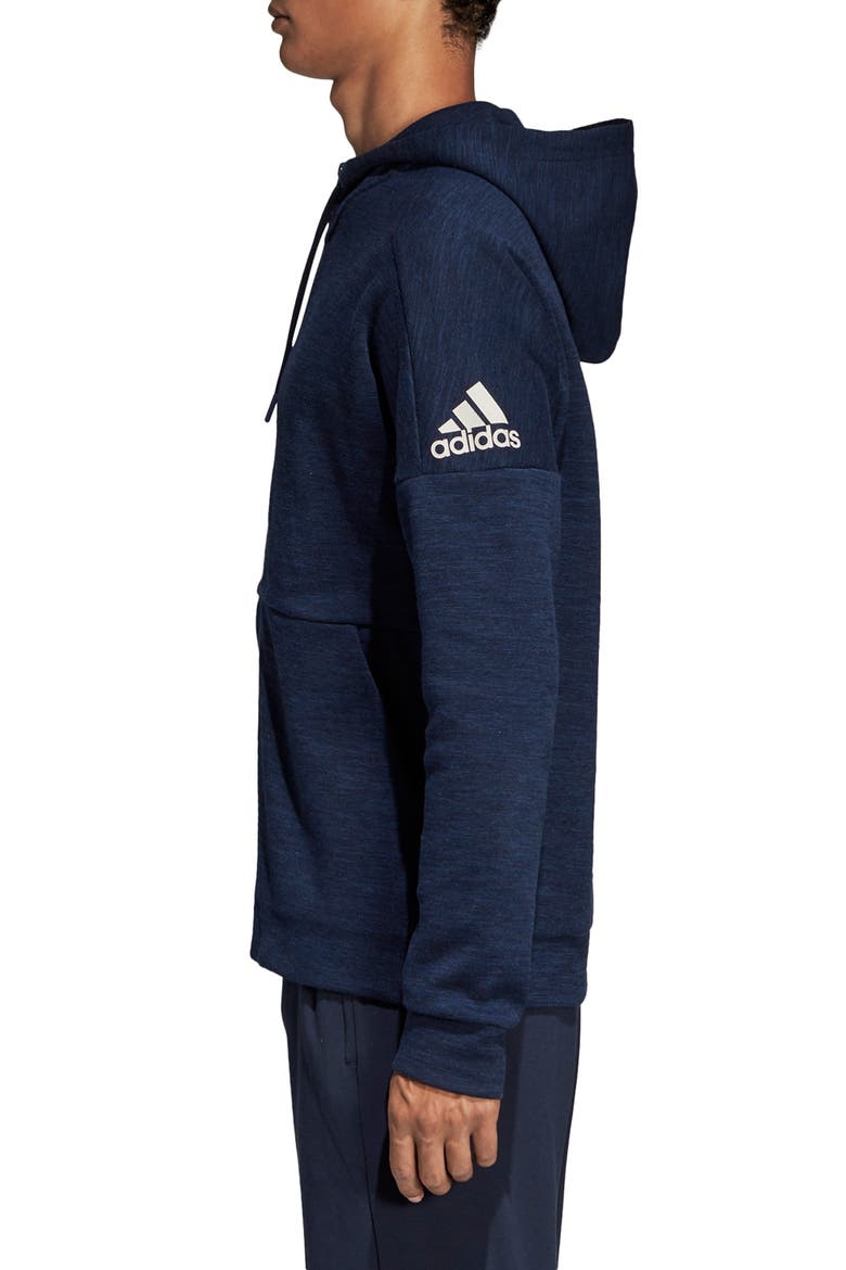ID Stadium Zip Hoodie, Alternate, color, LEGEND INK/ ASH GREY