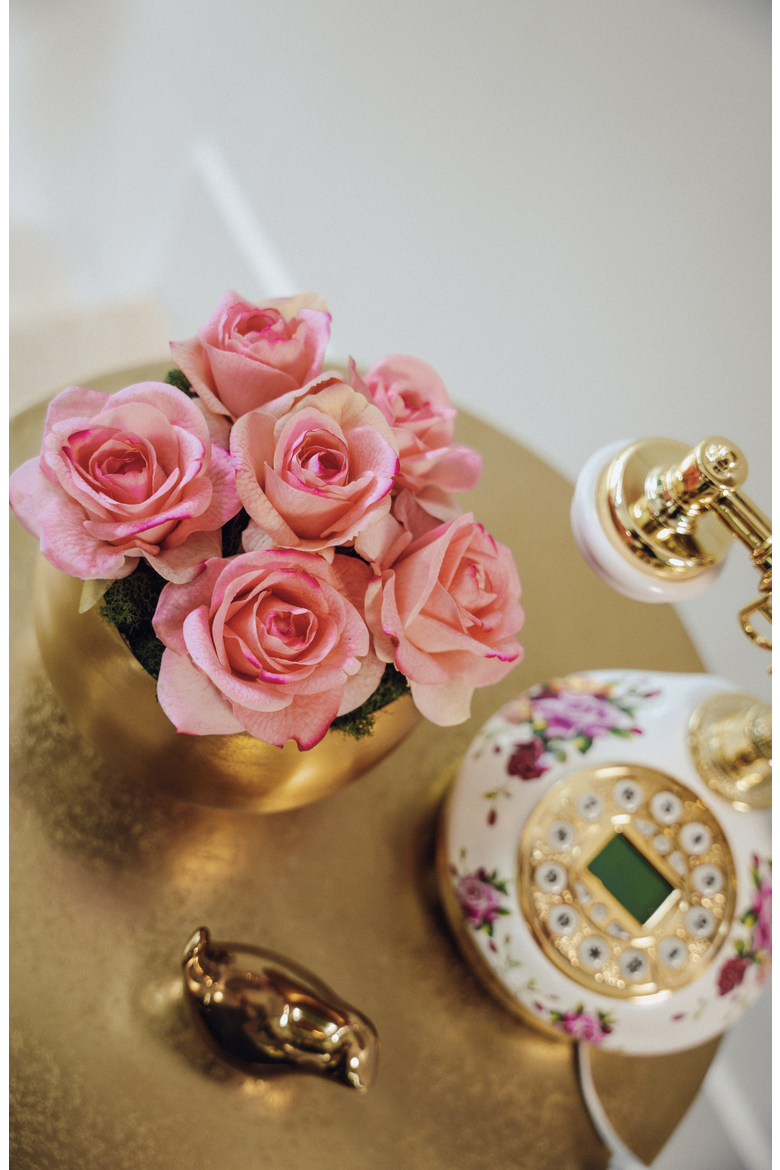 Cillian RealTouch Rose Arrangement, Alternate, color, Pink