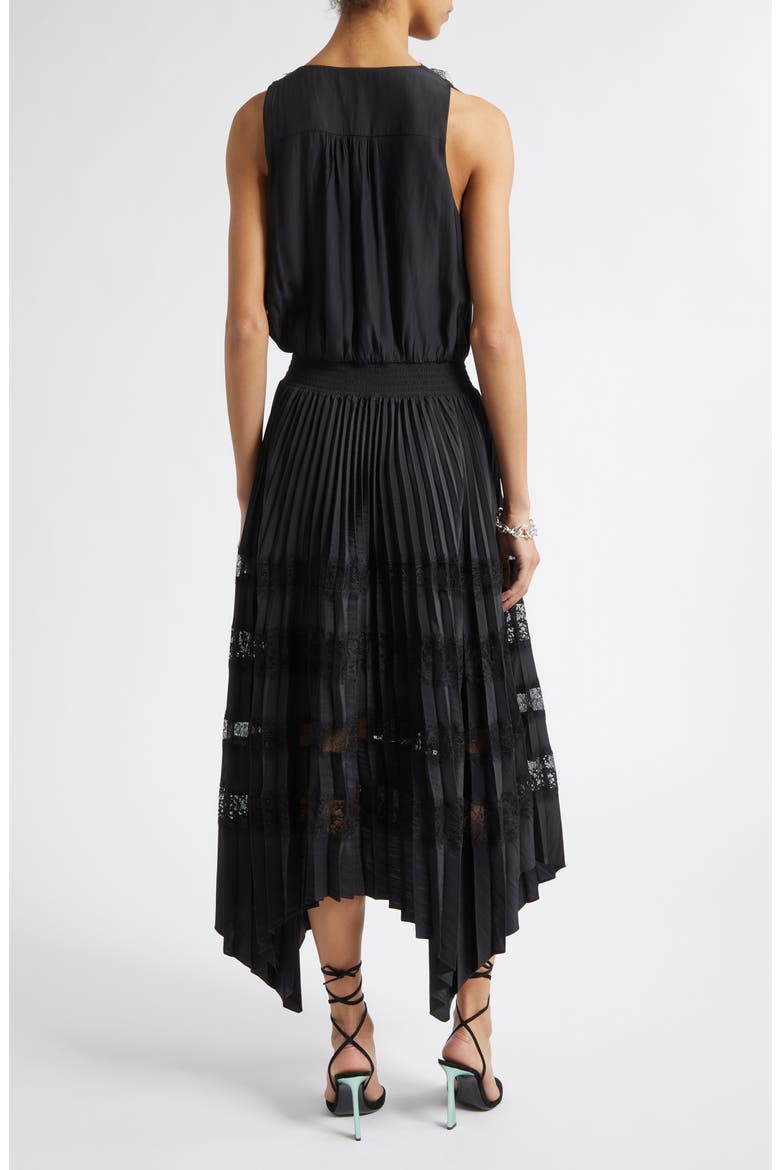 Roselyn Handkerchief Dress, Alternate, color, BLACK