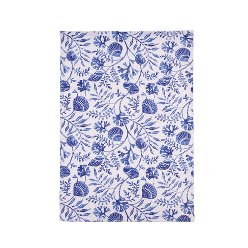 C & F Home C&f Home Blue Reef Kitchen And Bathroom Embroidered Hand Towel In Blue