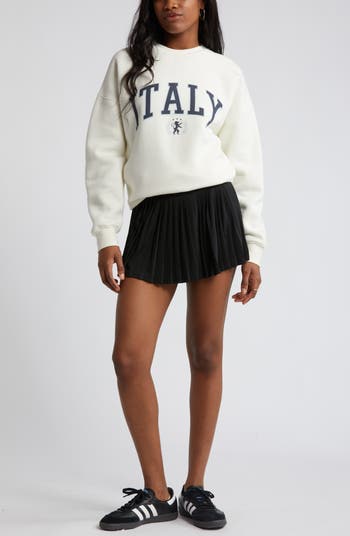 Pleated Miniskort