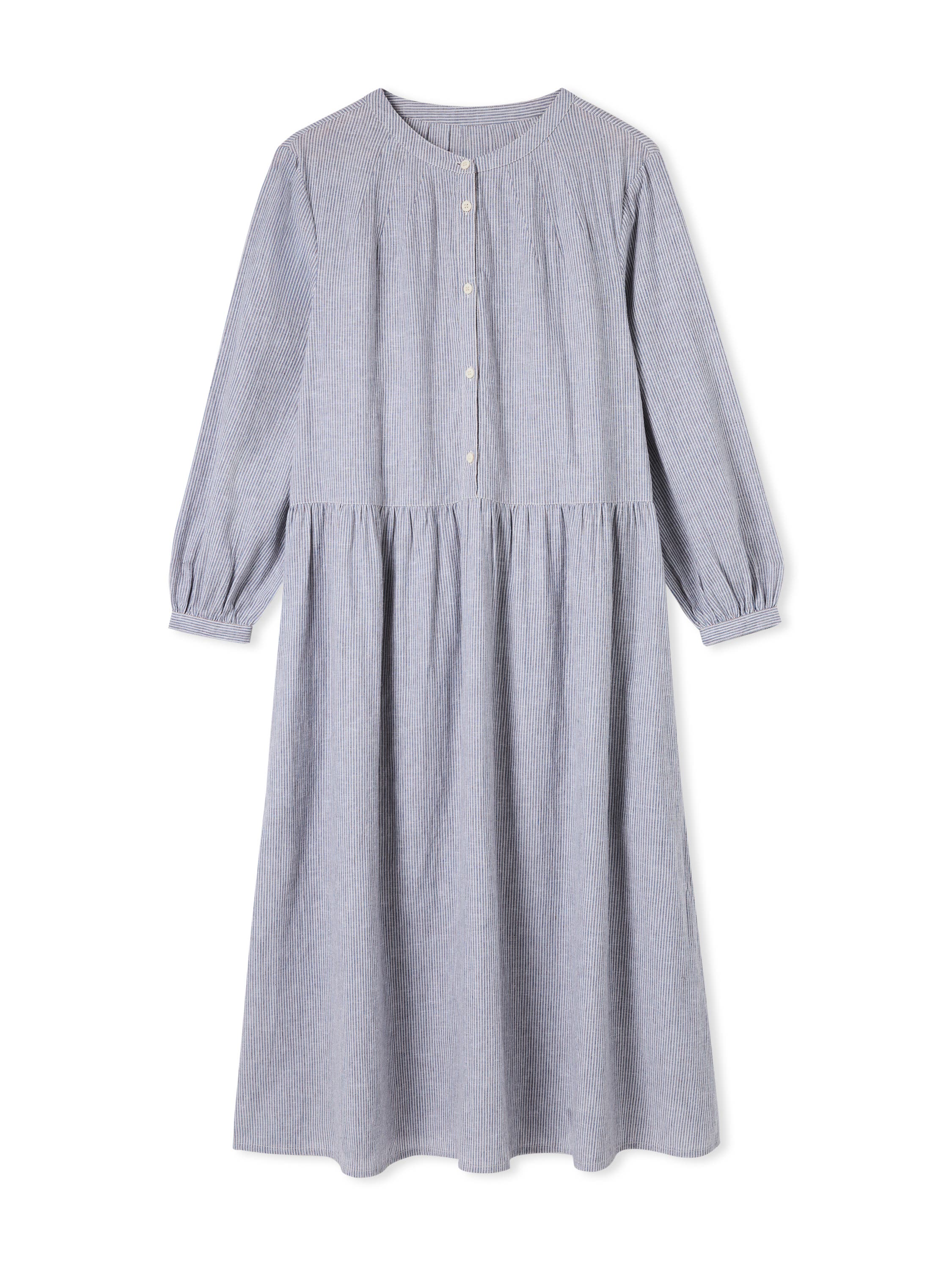 Button Front Midi Shirt Dress - image 2