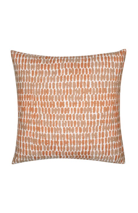 Thumbprint Indoor & Outdoor Woven Accent Pillow
