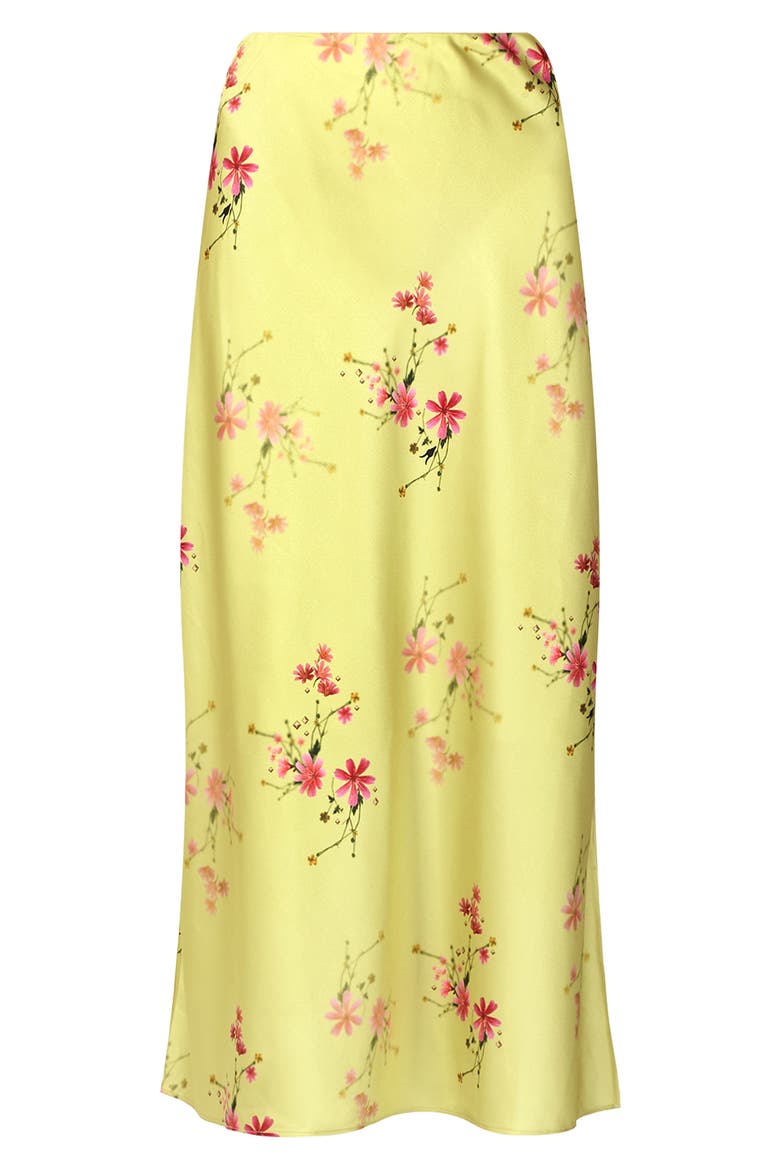 Raya Solanio Midi Skirt, Alternate, color, CHARTREUSE YELLOW