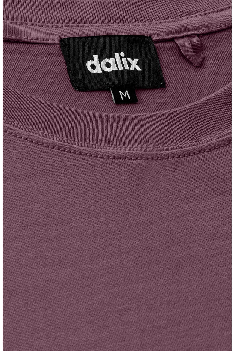 Mens Lil Smile Midweight Garment Dye Tee, Alternate, color, Plum