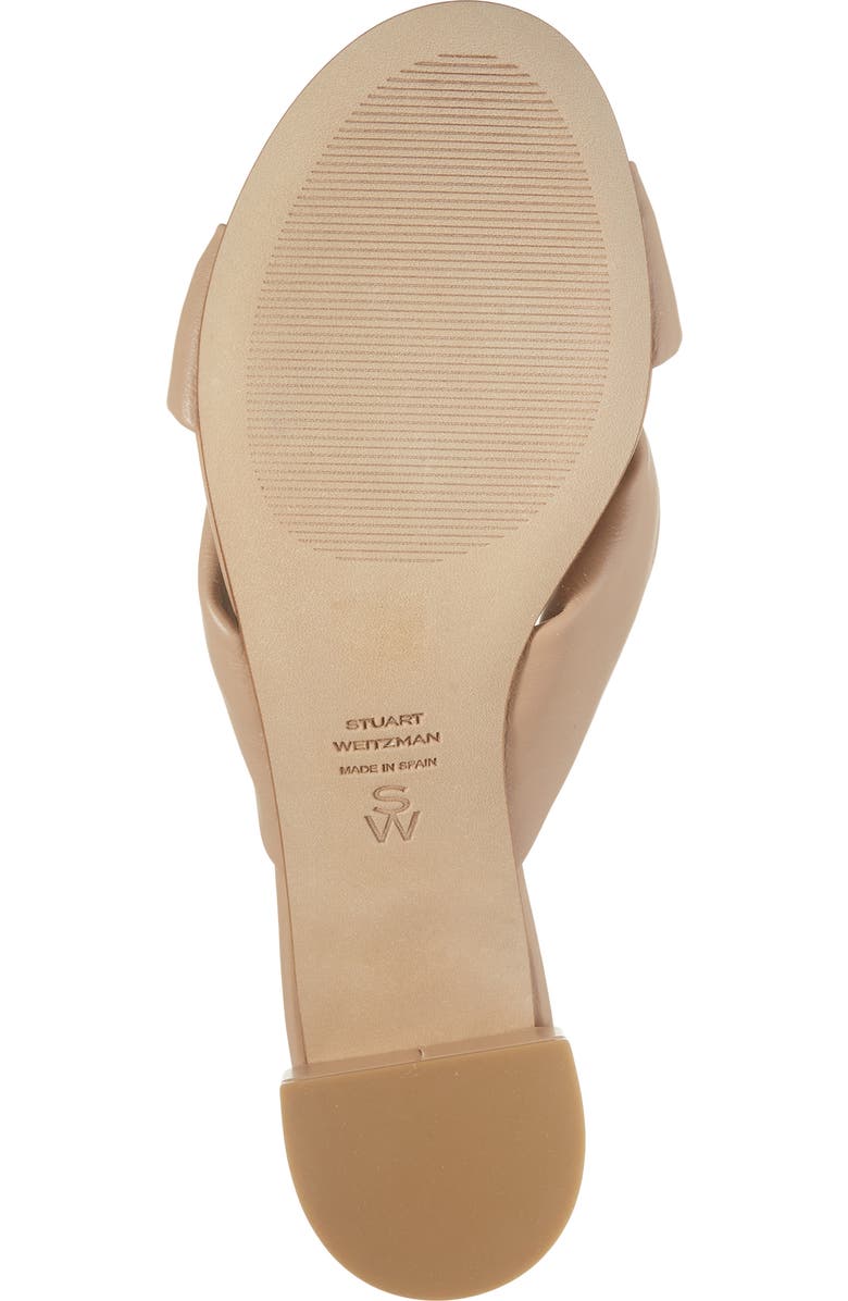 Stuart Weitzman Soplaya Block Slide 50, Alternate, color, Adobe