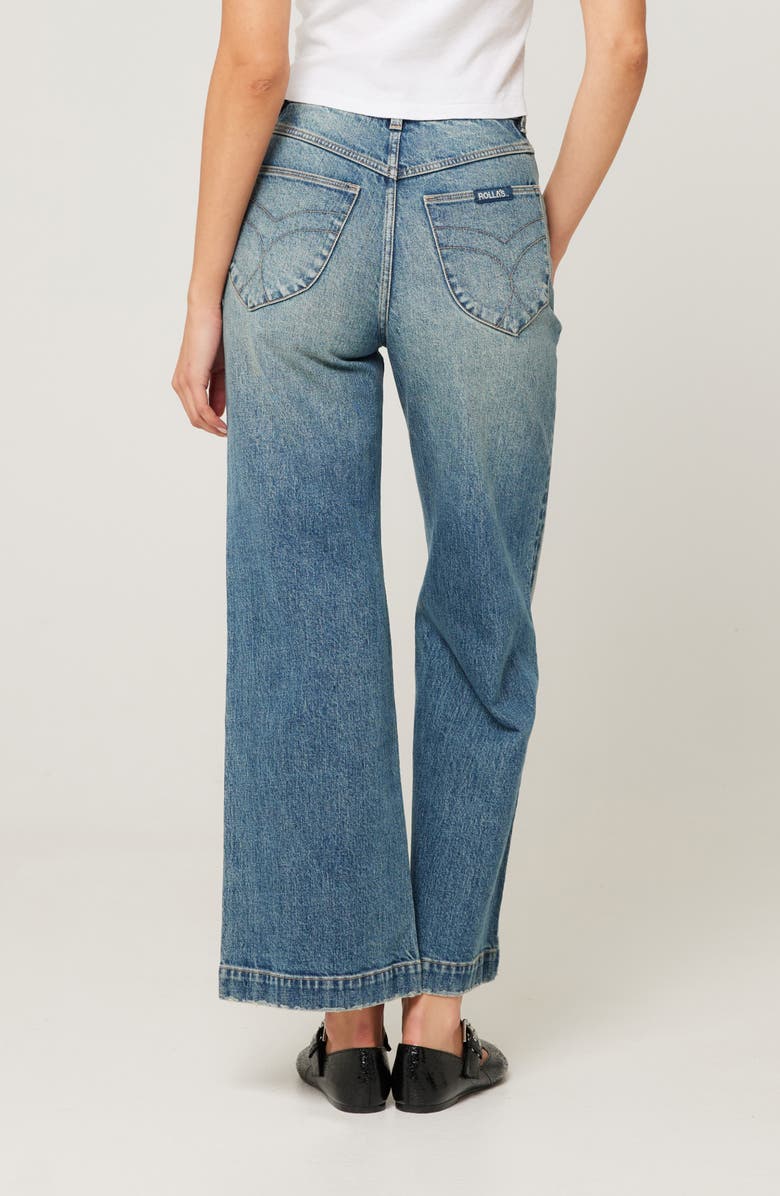 Rolla’s Sailor Superhigh Waist Wide Leg Jeans, Alternate, color, 