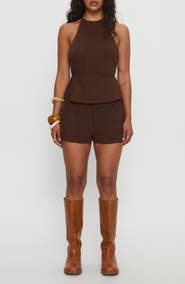 Princess Polly La Dulce Linen Blend Shorts