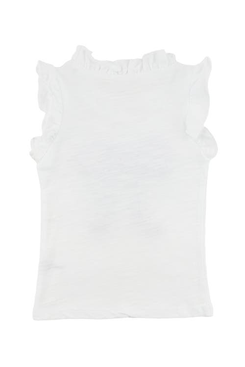 OH BABY OH BABY! RUFFLE BOW LAVENDER SPARKLE REBEKAH RUFFLE TANK