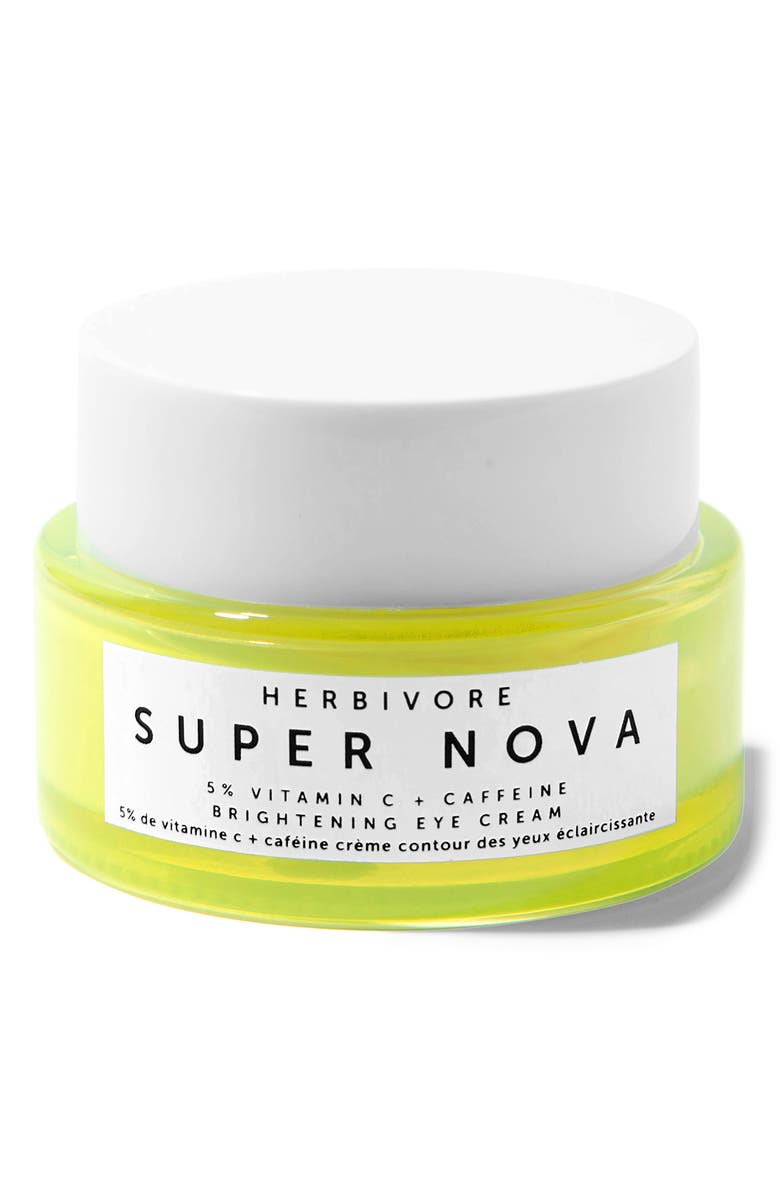 Herbivore Botanicals Super Nova 5% Vitamin C + Caffeine Brightening Eye Cream, Main, color, 