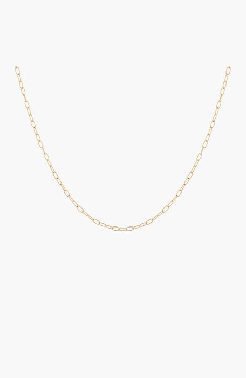 Unbreakable Mini Paperclip Chain Necklace
