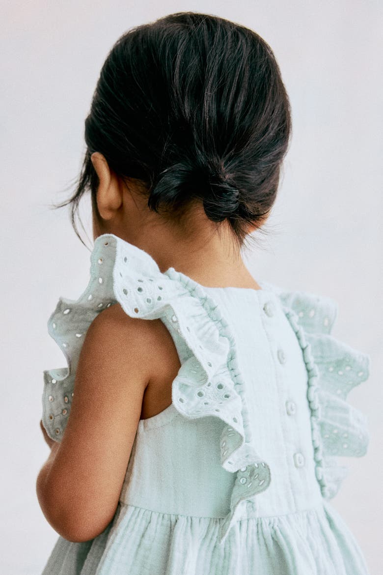 2-piece Cotton Muslin Set, Alternate, color, Light turquoise