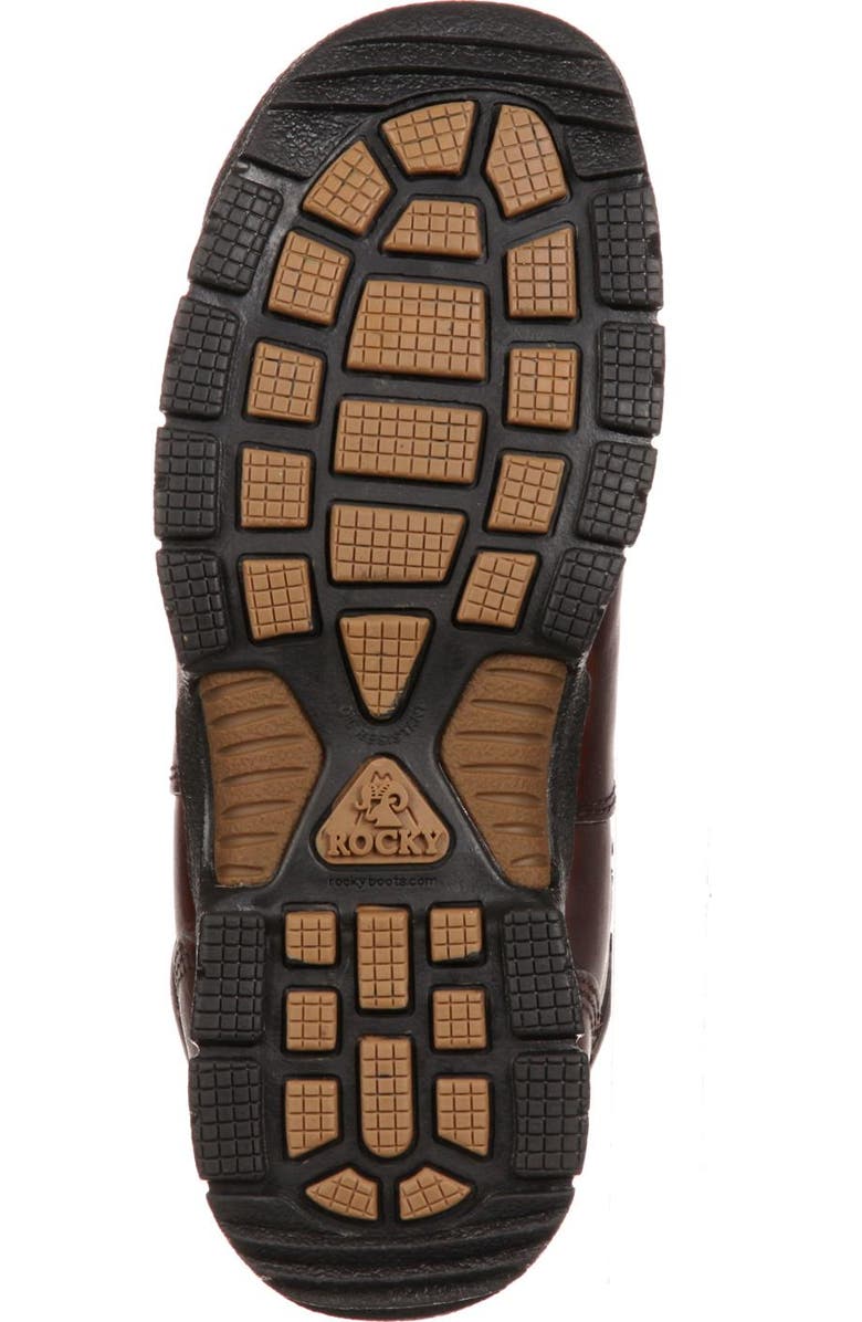 Rocky Waterproof Work Boot, Alternate, color, Brown