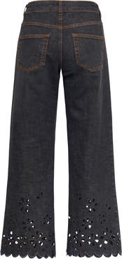 Maison Common Jeans With Embroidery