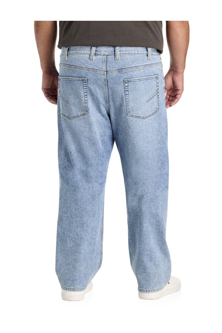 Big & Tall Relaxed-Fit Light Wash Jeans, Alternate, color, LIGHTER DAZE