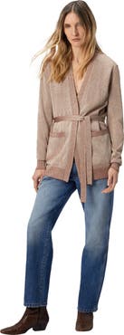 Missoni Cardigan With Belt In Lamé