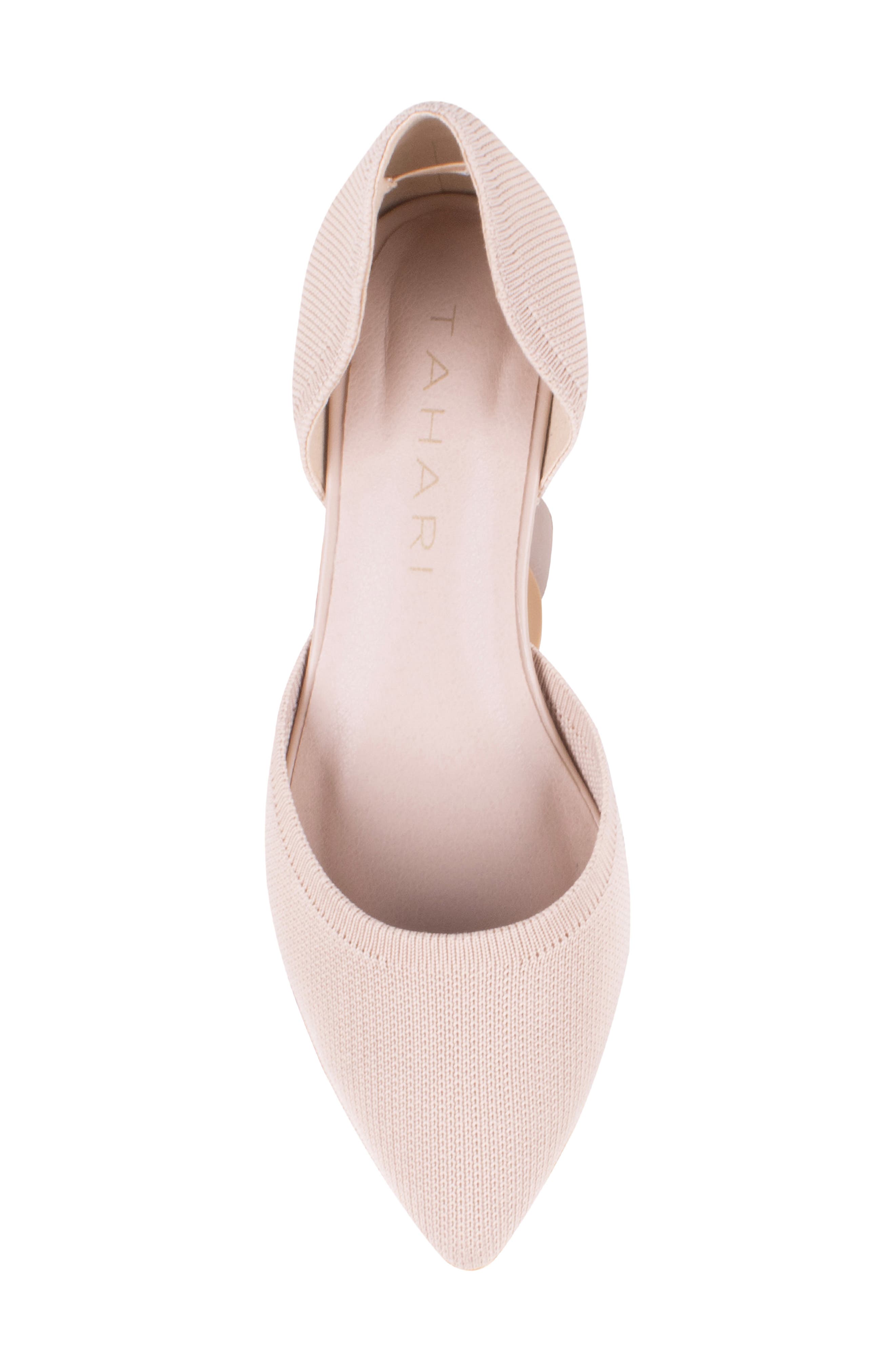 Moreno Half d'Orsay Pump, Alternate, color, NATURAL